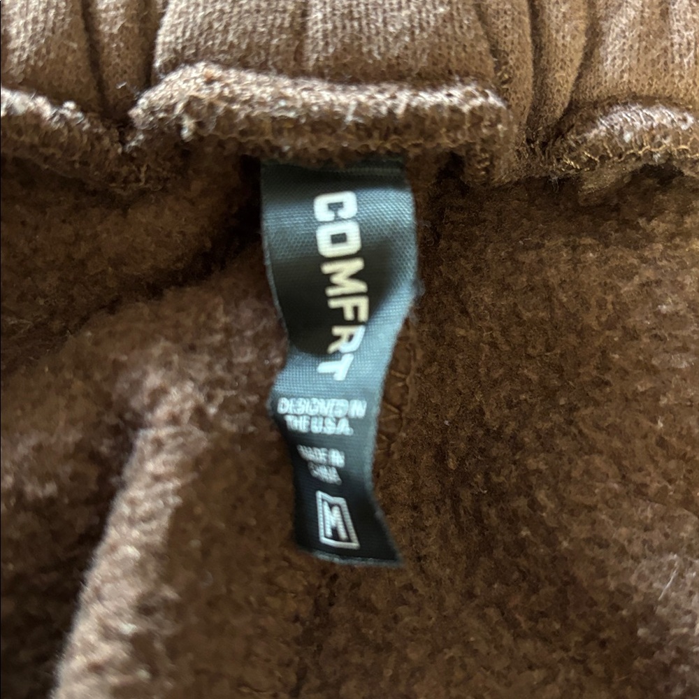 Comfrt Minimalist Sweatpants in Walnut Brown - Picture 7 of 7